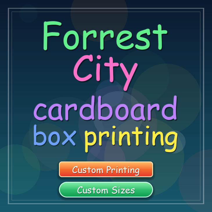 Forrest City cardboard box printing