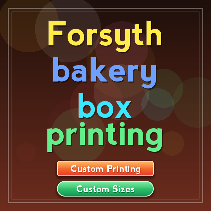 Forsyth bakery box printing