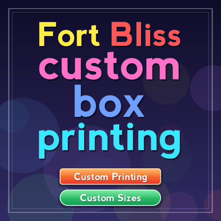 Fort Bliss custom box printing