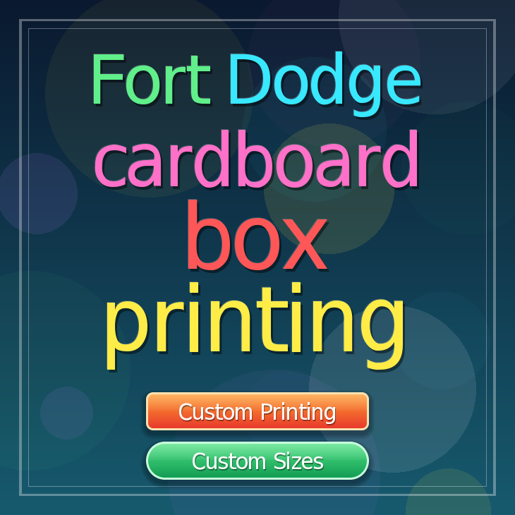 Fort Dodge cardboard box printing