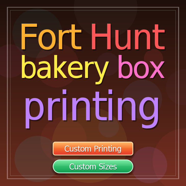 Fort Hunt bakery box printing