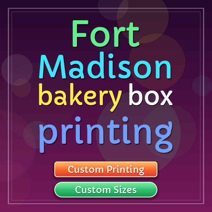 Fort Madison bakery box printing