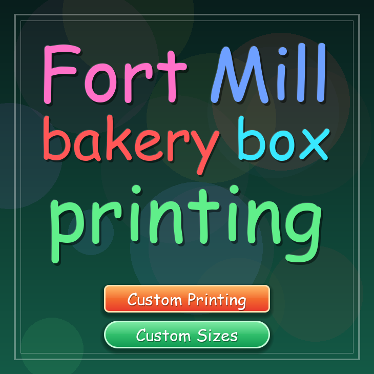 Fort Mill bakery box printing