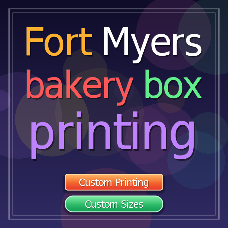 Fort Myers bakery box printing