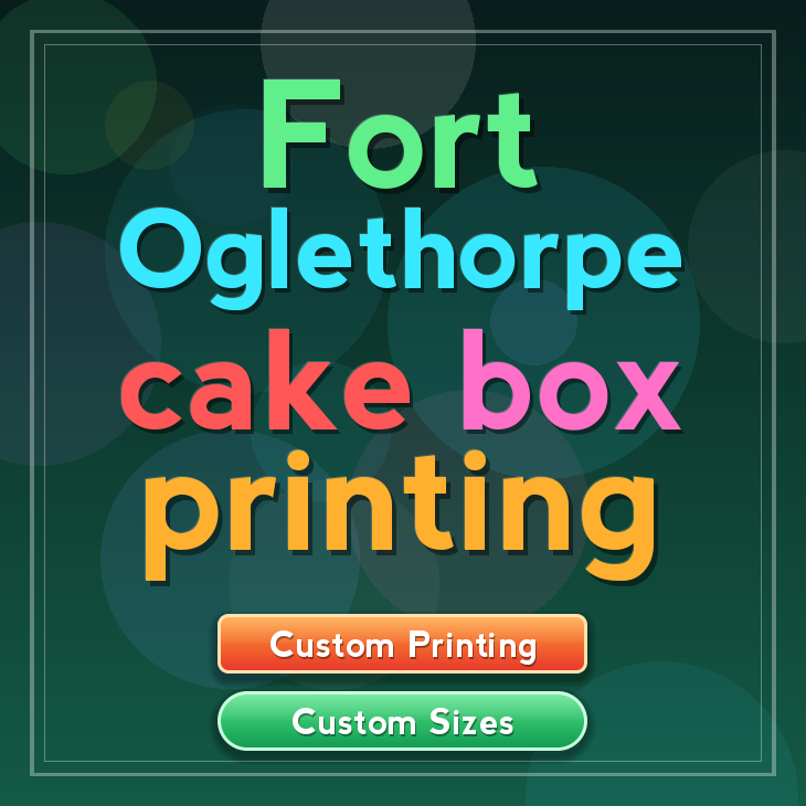 Fort Oglethorpe cake box printing