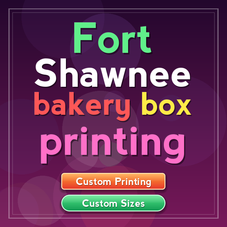 Fort Shawnee bakery box printing