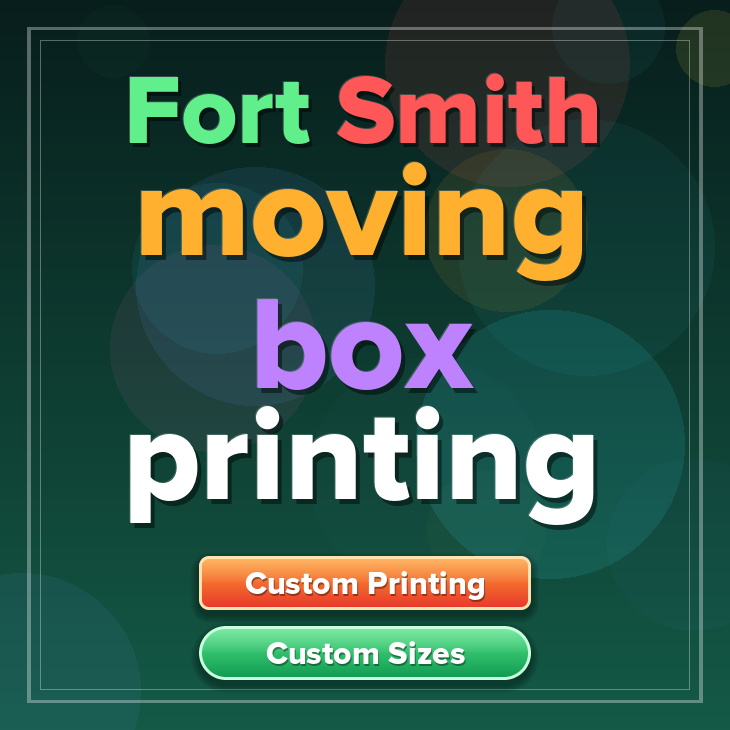 Fort Smith moving box printing