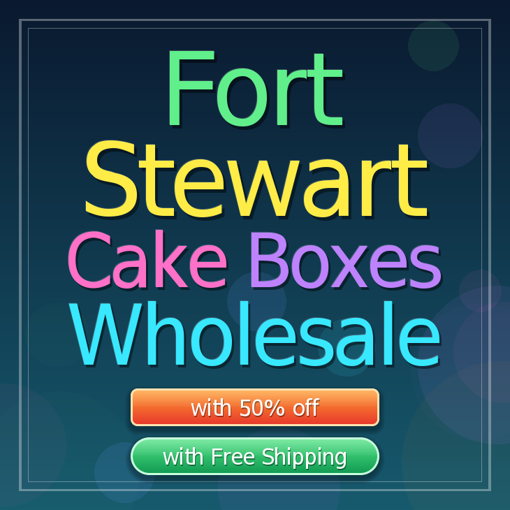 Fort Stewart cake boxes