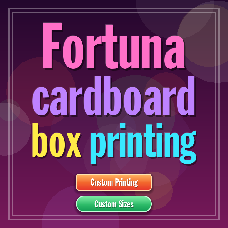 Fortuna cardboard box printing