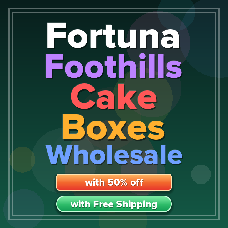 Fortuna Foothills cake boxes