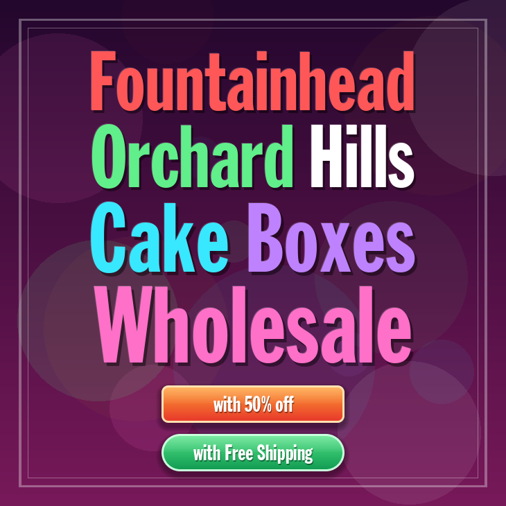 Fountainhead Orchard Hills cake boxes