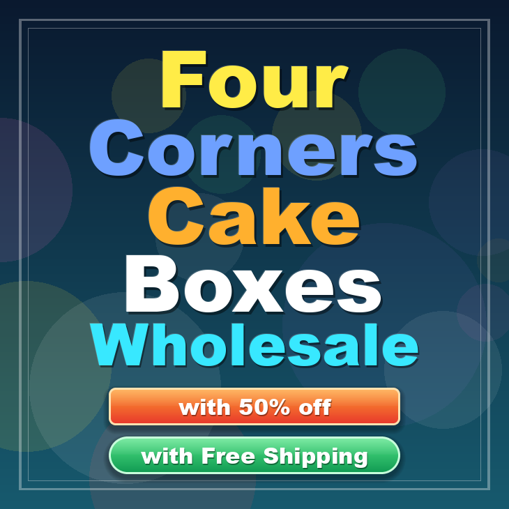 Four Corners cake boxes