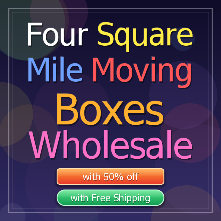 Four Square Mile moving boxes