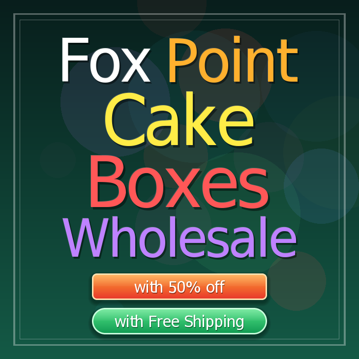 Fox Point cake boxes