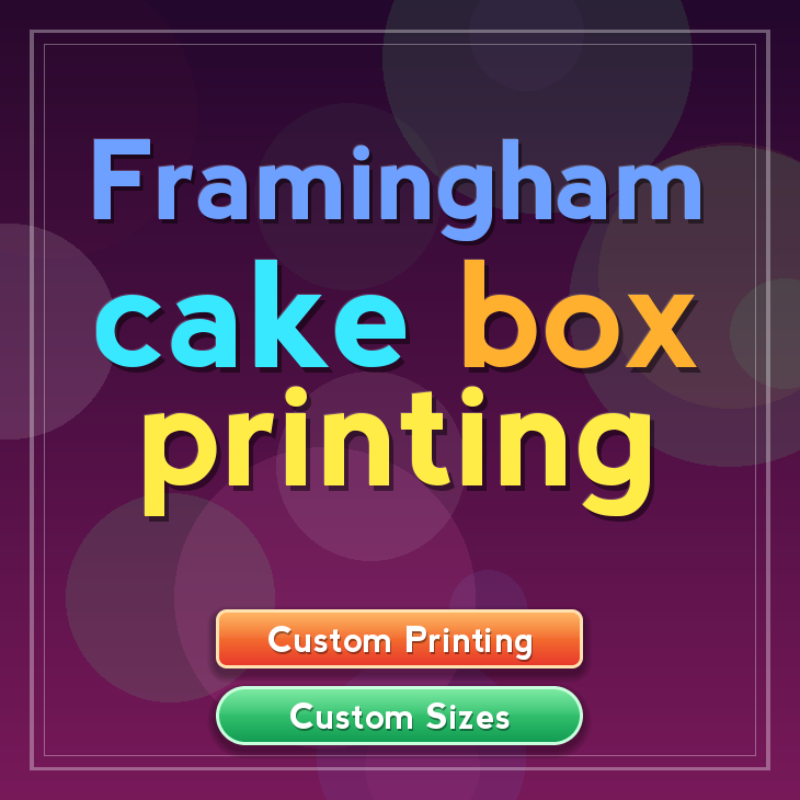 Framingham cake box printing