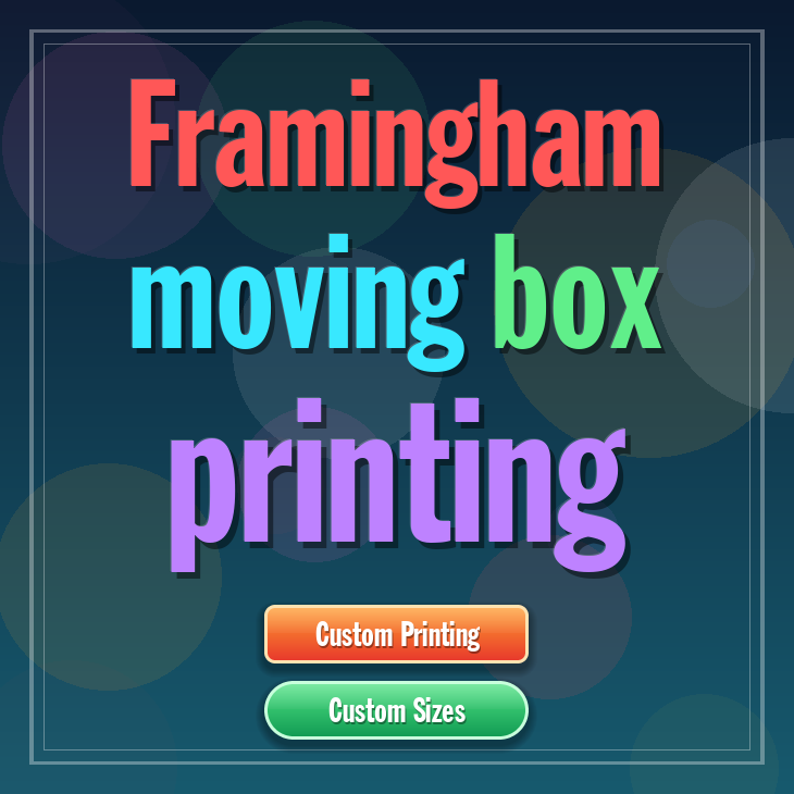 Framingham moving box printing
