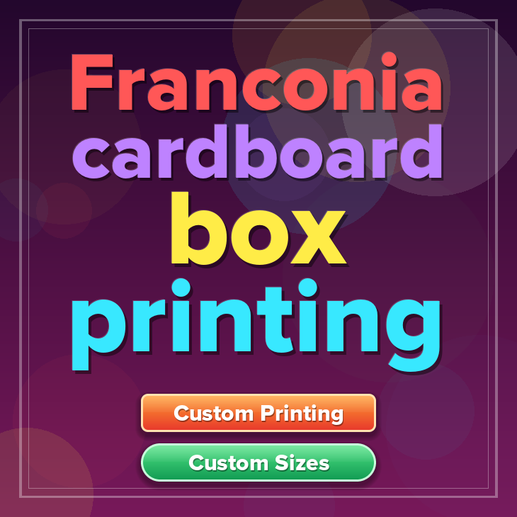 Franconia cardboard box printing