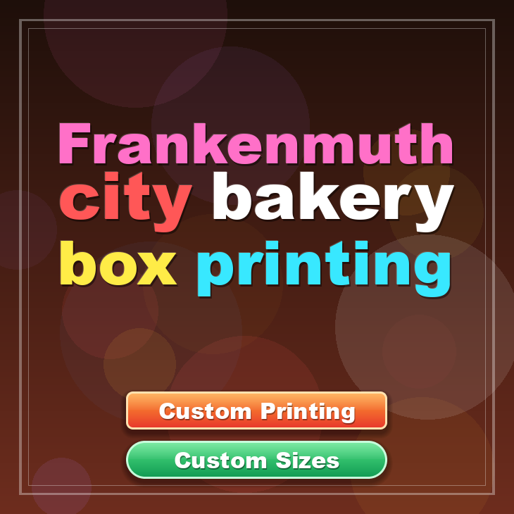 Frankenmuth City bakery box printing
