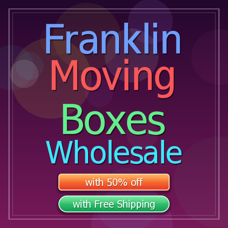 Franklin moving boxes