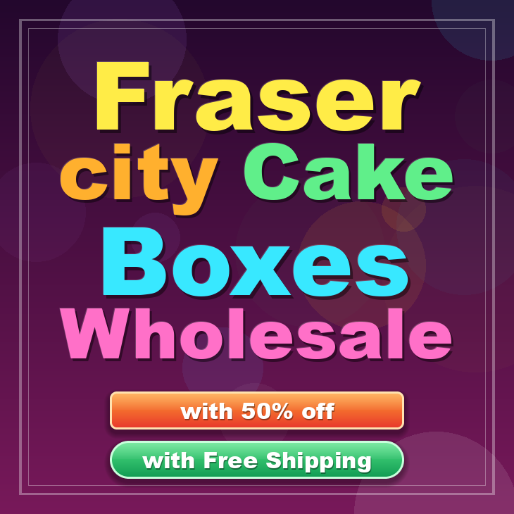 Fraser City cake boxes