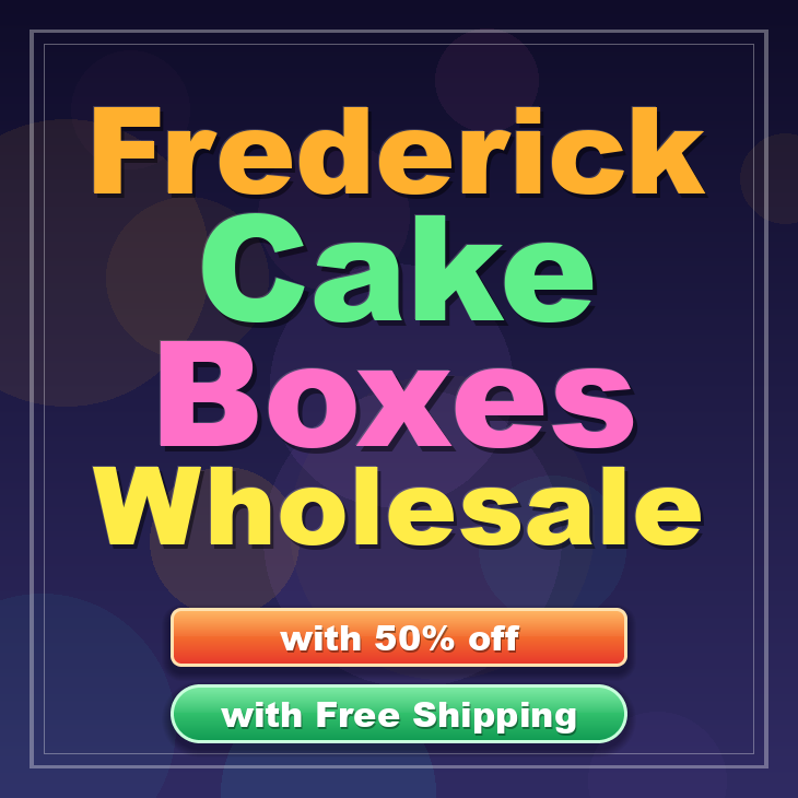 Frederick cake boxes