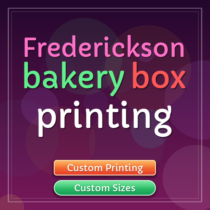 Frederickson bakery box printing