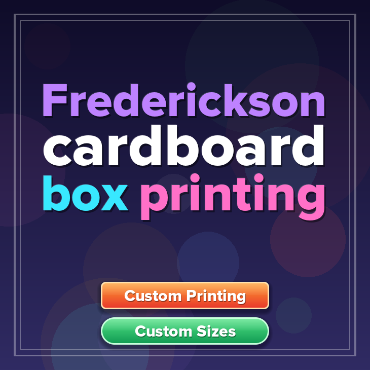 Frederickson cardboard box printing