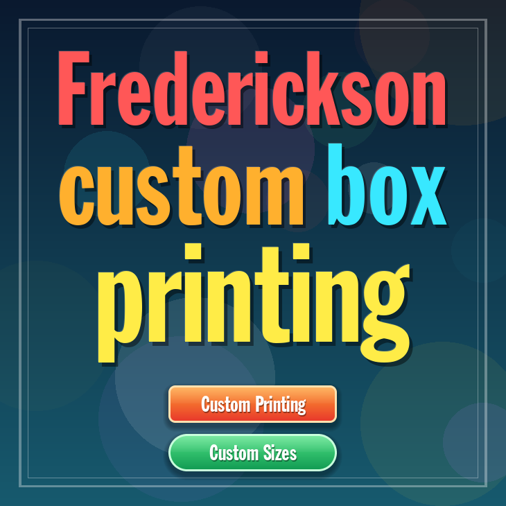 Frederickson custom box printing