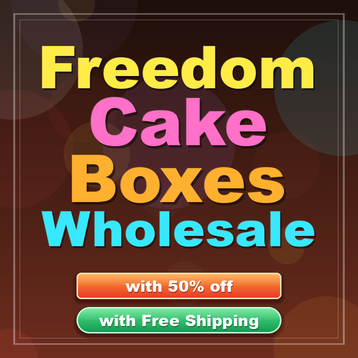 Freedom cake boxes