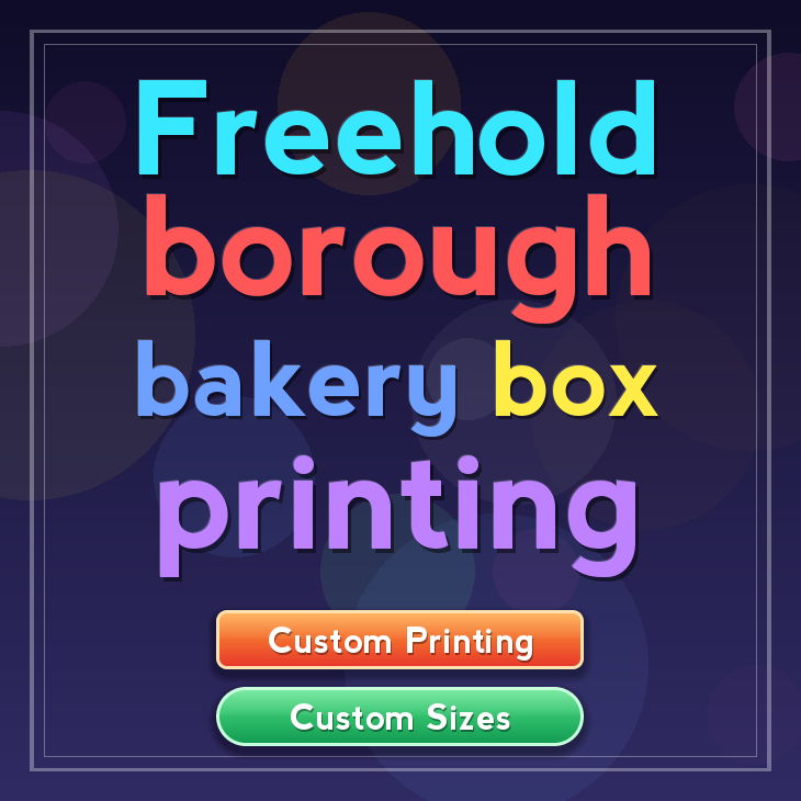 Freehold Borough bakery box printing