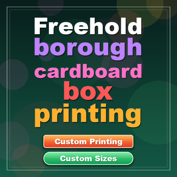 Freehold borough cardboard box printing