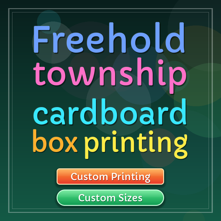 Freehold township cardboard box printing