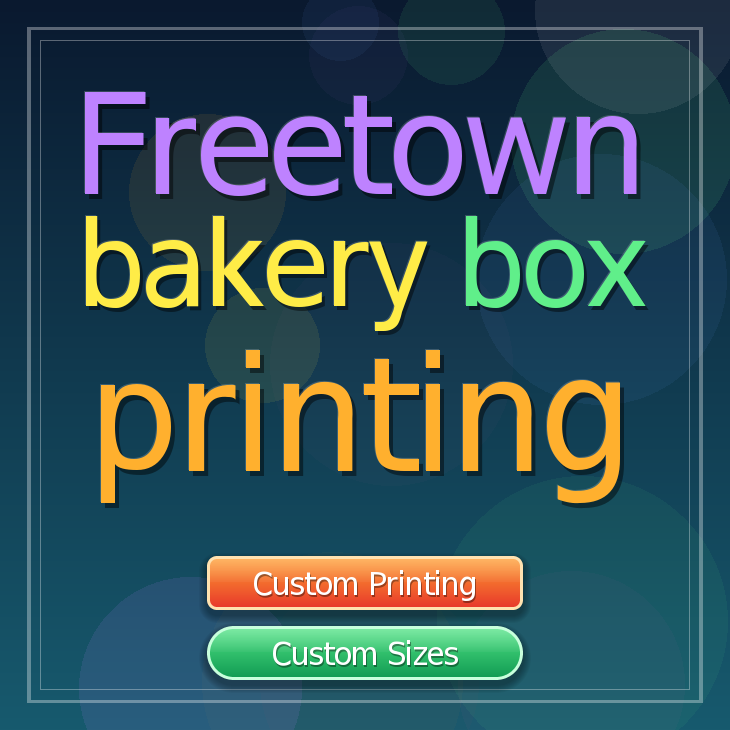 Freetown bakery box printing