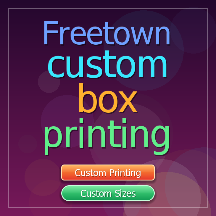 Freetown custom box printing