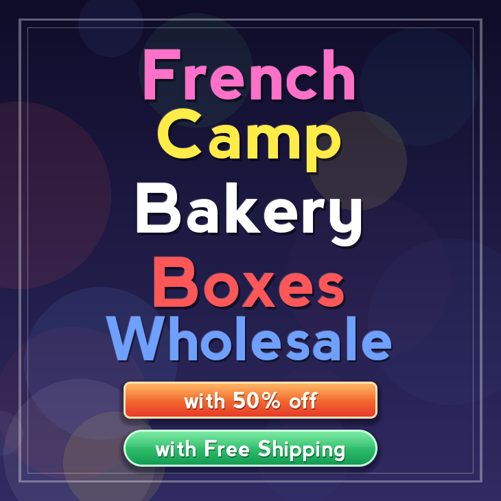 French Camp bakery boxes