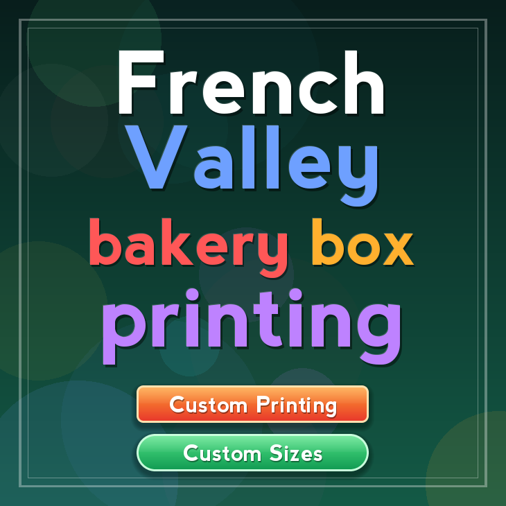 French Valley bakery box printing