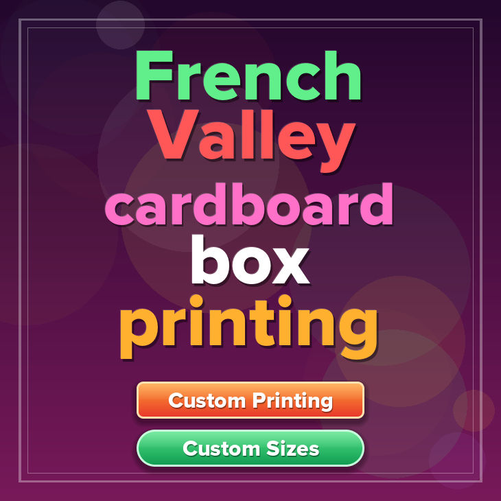 French Valley cardboard box printing