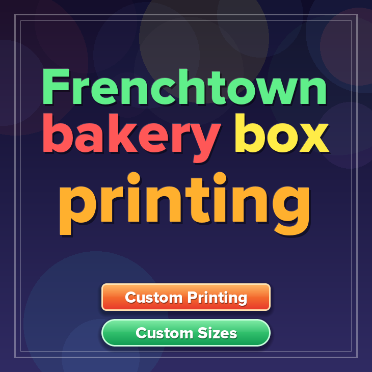 Frenchtown bakery box printing