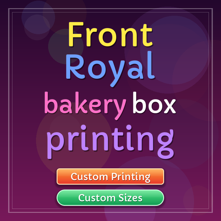Front Royal bakery box printing