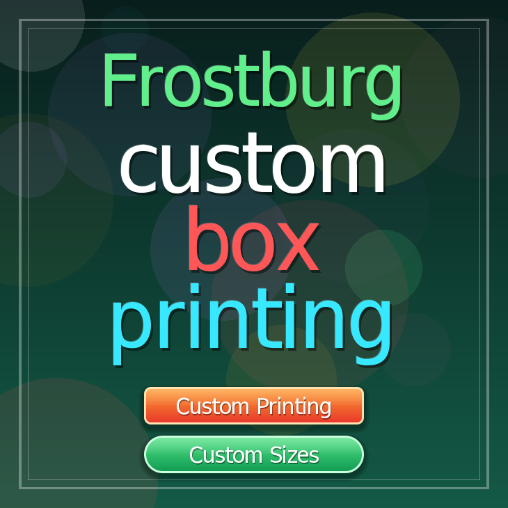 Frostburg custom box printing