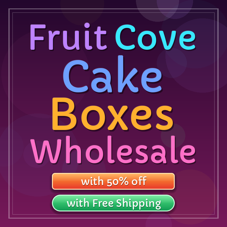 Fruit Cove cake boxes