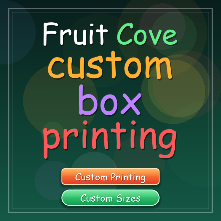 Fruit Cove custom box printing