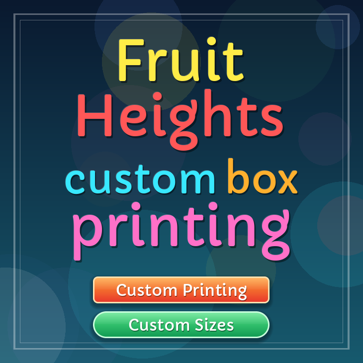Fruit Heights custom box printing