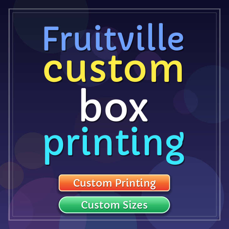 Fruitville custom box printing