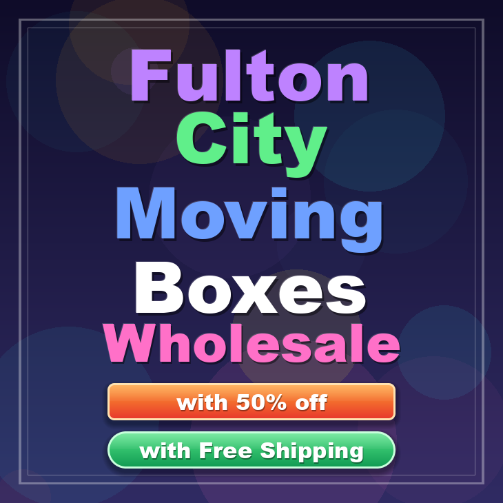 Fulton City moving boxes