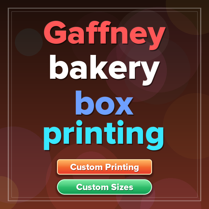 Gaffney bakery box printing