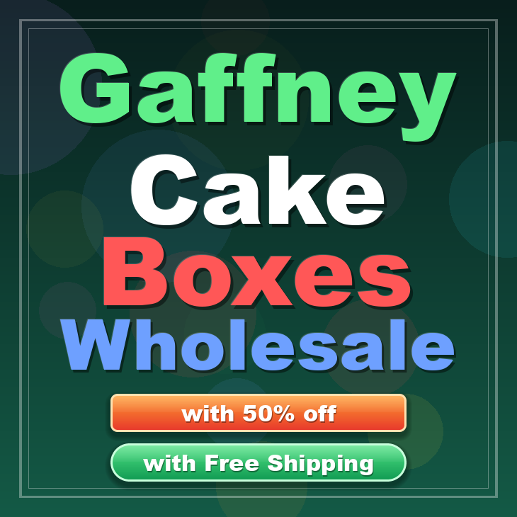 Gaffney cake boxes