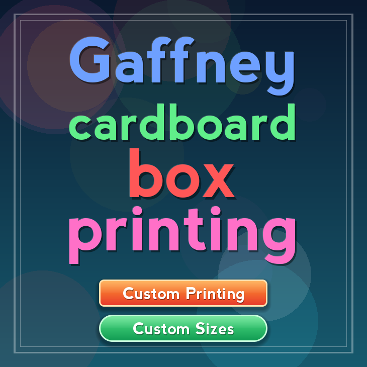 Gaffney cardboard box printing