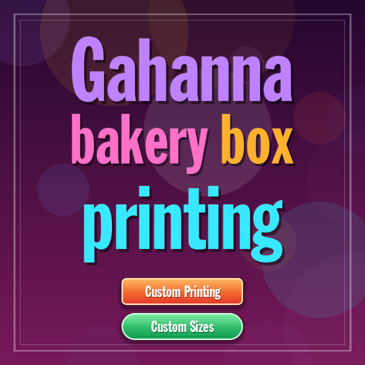 Gahanna bakery box printing