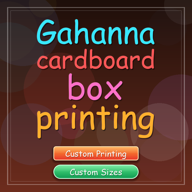 Gahanna cardboard box printing